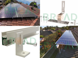 Pitched Tile Roman Roof solar mounting systems